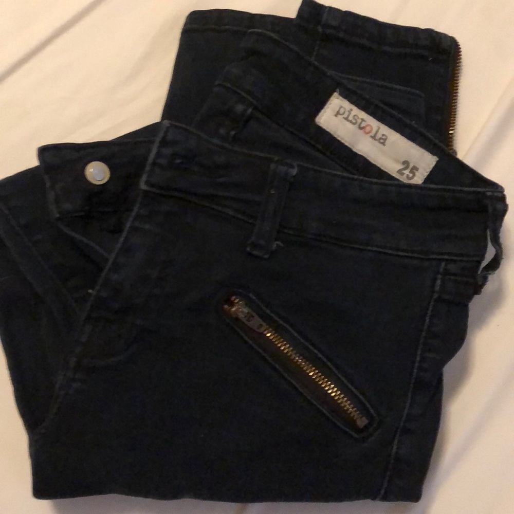 Pistola Skinny Jeans with Zipper Details